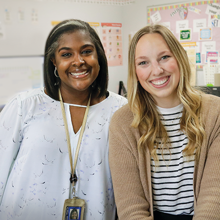 Emily Kassing and Raven Richard Hopkins