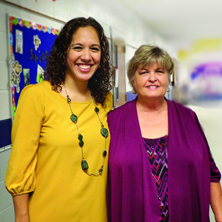 Teachers at Waco’s Provident Heights Elementary School 