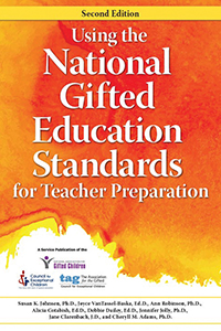 Using the National Gifted Education Standards for Teacher Preparation book cover