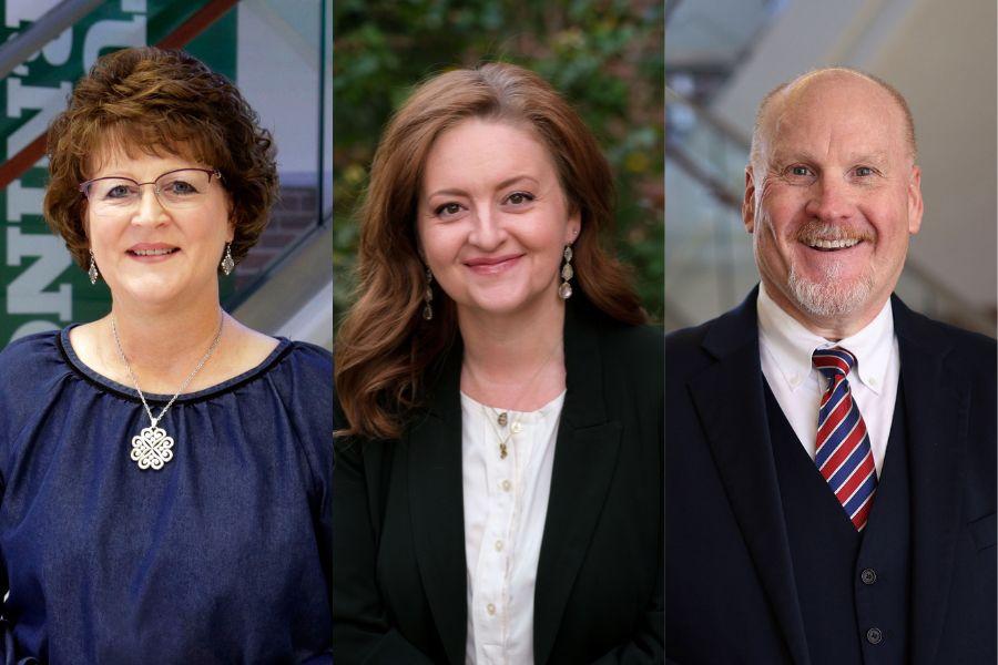 L-R Dr. Sandi Cooper, Dr. Sarah Mire, Dr. Tony Talbert